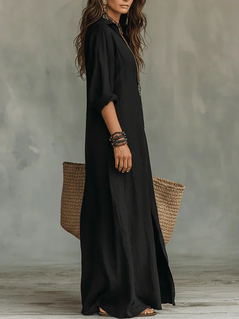 AURORA™ - Vestido largo que estiliza con total comodidad